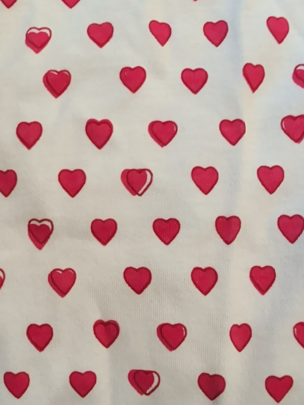 Roller Rabbit White Pajama Set with Pink Heart Print - Picture 3 of 3